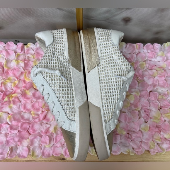 Dolce Vita Zina Wide Sneakers Bone
Gold Woven size 9 - Picture 5 of 10